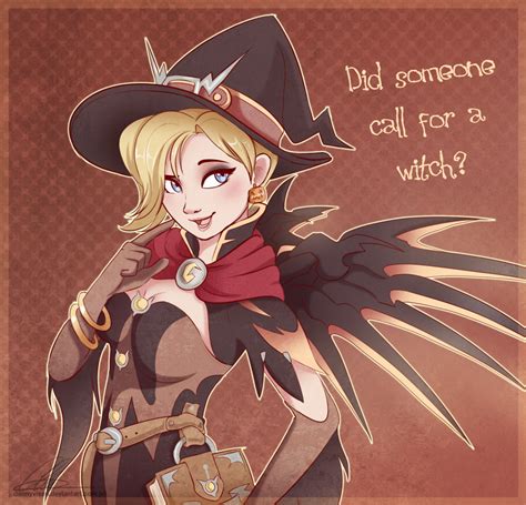 Feast Your Eyes on This Stunning Witch Mercy Illustration